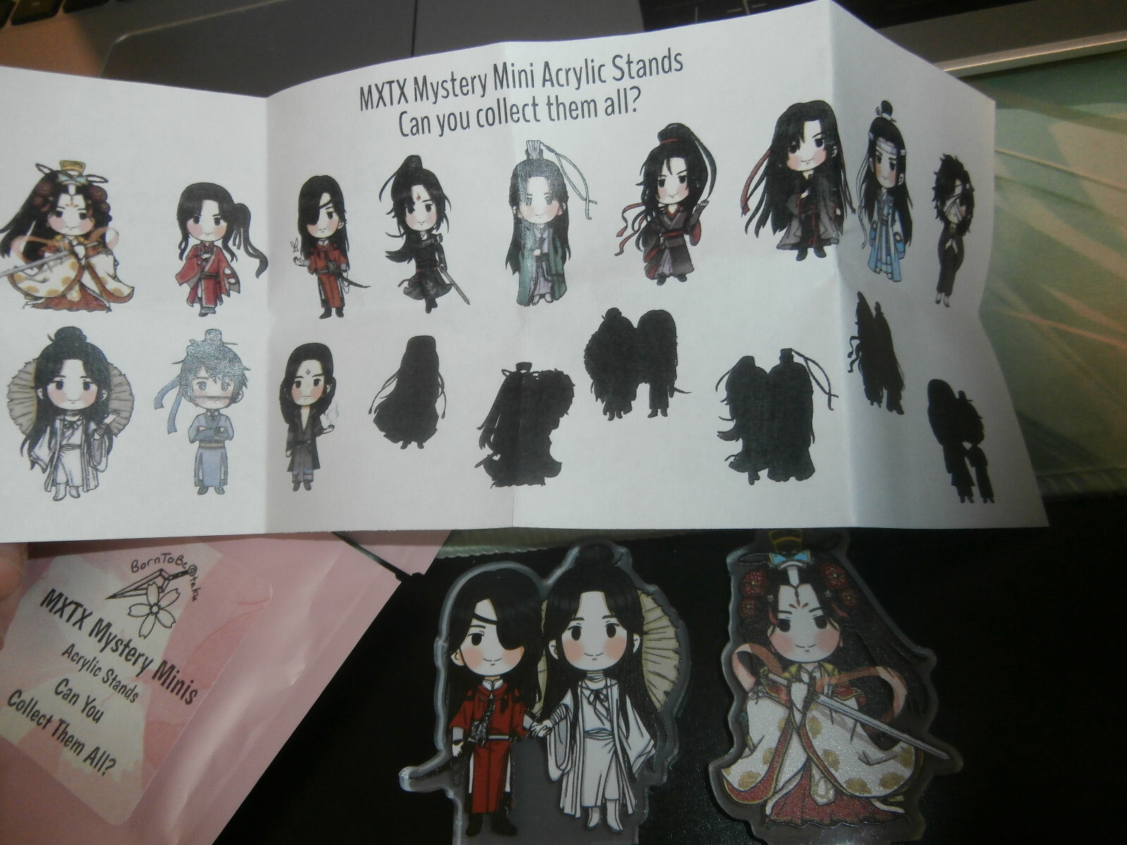 Mini Acrylic Stands Heaven's Official Blessing  Hua Cheng Xie Lan