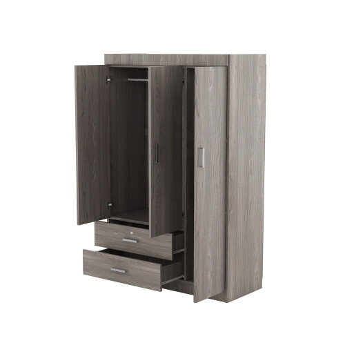 3-Door Wardrobe and 2 Drawers 4-Door Wardrobe with Drawer Bedroom Furniture Sets - Picture 28 of 66