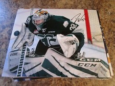 DUSTIN WOLF SIGNED 8X10 MATTE PHOTO EVERETT SILVERTIPS CALGARY FLAMES (F) 