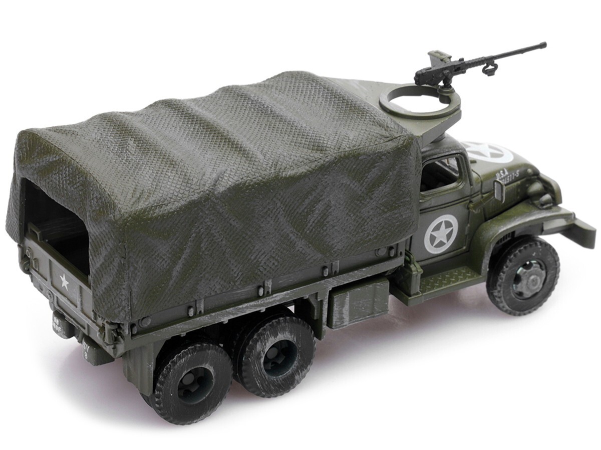 Legion GMC CCKW 353 Truck W/Mounted Gun US Army WwII 1/72 Diecast