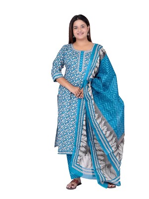 Cotton Printed Readymade Salwar Suit For Women