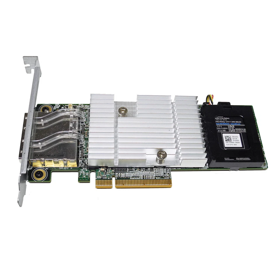 DELL PERC H810 6Gb/s PCIe x8 1GB SAS RAID Controller 0NDD93 / 0KKFKC+ BBU FP - Image 2 of 3
