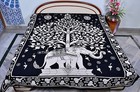 Elephant Tree of Life Indian Tapestry Wall Hanging Throw Boho Ethnic Gypsy Decor