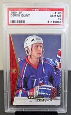 1994 SP # 193 Deron Quint RC PSA 10 GEM MT # 21180940  ONLY 1 PSA 10 !!!!