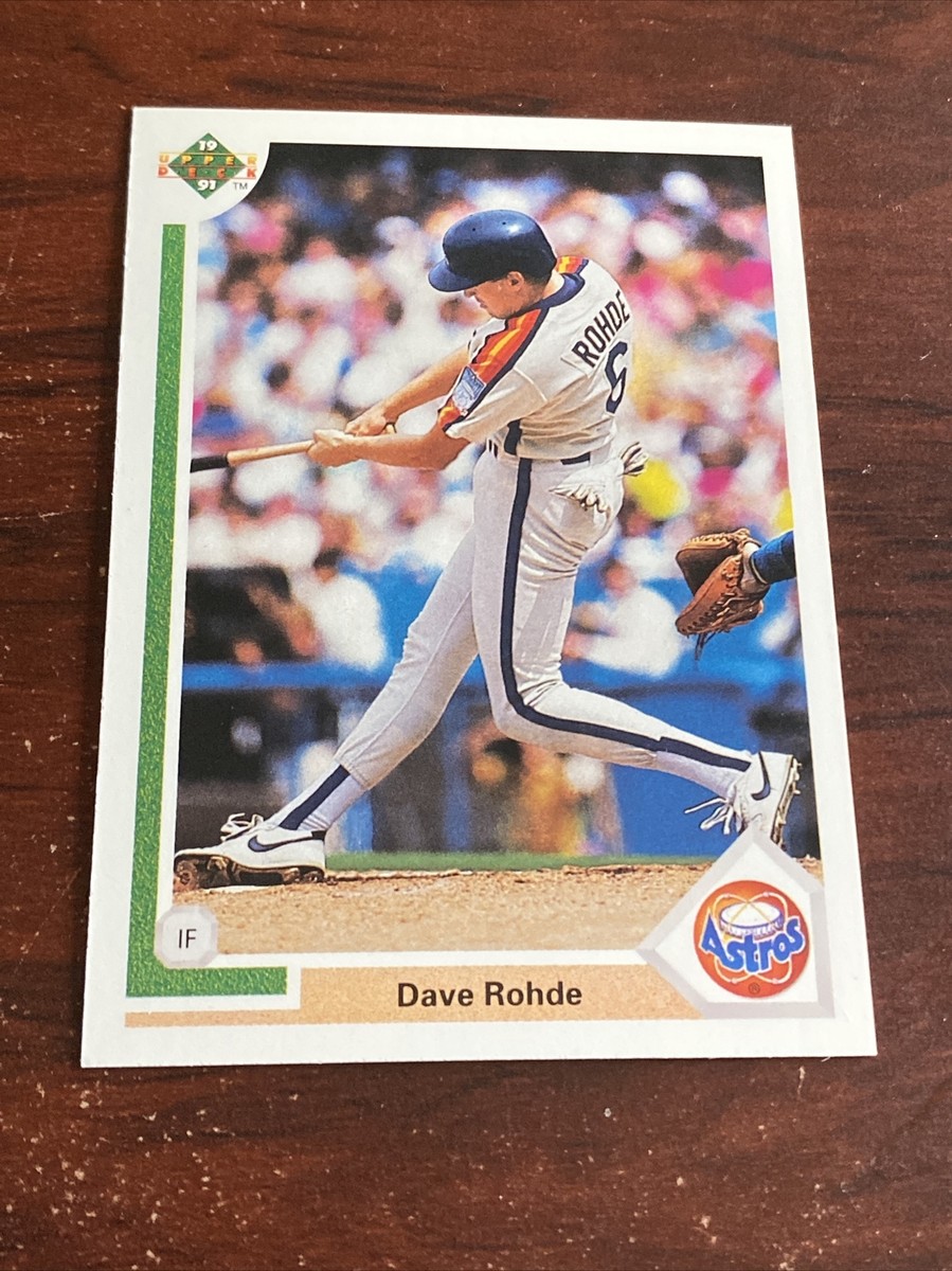 1991 Upper Deck Dave Rohde #662 Houston Astros C1793* | eBay