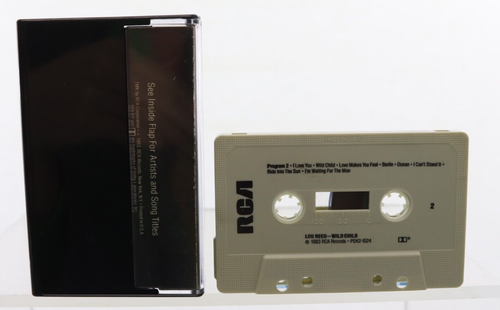 Lou Reed Wild Child Cassette Tape Compilation 1982 - Picture 2 of 2