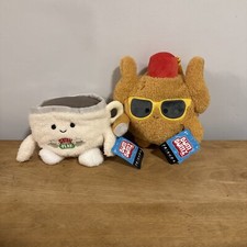 Bum Bumz Friends Plush Central Perk Mug And Thanksgiving Turkey Set Of 2 New