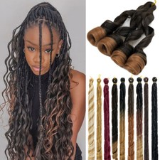 CLEARANCE Curly Braiding Hair Loose Wavy French Curls Silky Synthetic Extensions
