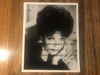 Polly Bergen Singer Actress Television Host Original Autographed Photograph #2