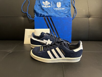 CAMPUS 80S BAPE X ADIDAS COLLEGIATE NAVY EU 38