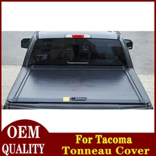 For 2016-2023 Tacoma 5ft Bed Tonneau Cover Aluminum Retractable Roll Waterproof