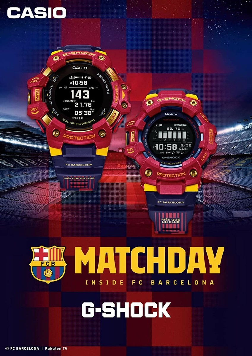 Casio G-SQUAD GBD-100 Wristwatch Limited FC Barcelona Casio G-SQUAD GBD-100 Wristwatch Limited FC Barcelona