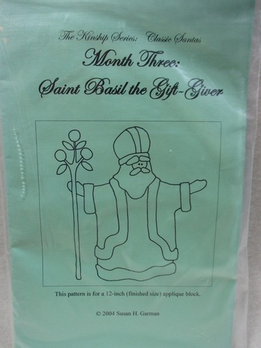S Garman Kinship Series Classic Santa's BOM Kit - #3 St Basil Gift-Giver - Picture 2 of 3