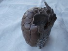 1980 Clarence Cameron 5 1/4" Horned Owl Figurine Stoneware Damaged Art Pottery — photo 5