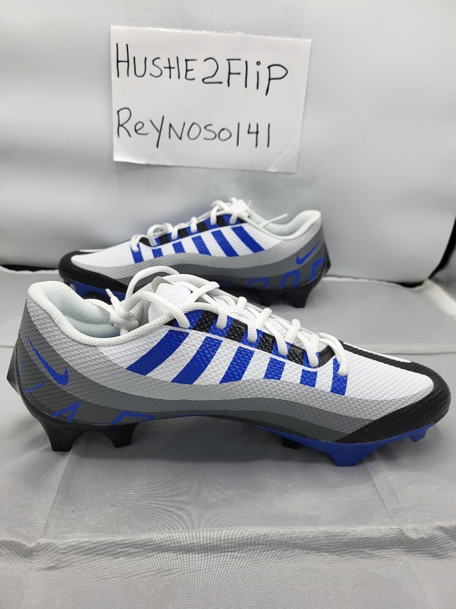 Nike Vapor Edge Speed 360 Blue White Football Cleats DQ5110-041 Men\'s Size 14 Nike Football Cleats Vapor Edge Speed 360 Black Blue DQ5110  main image 3