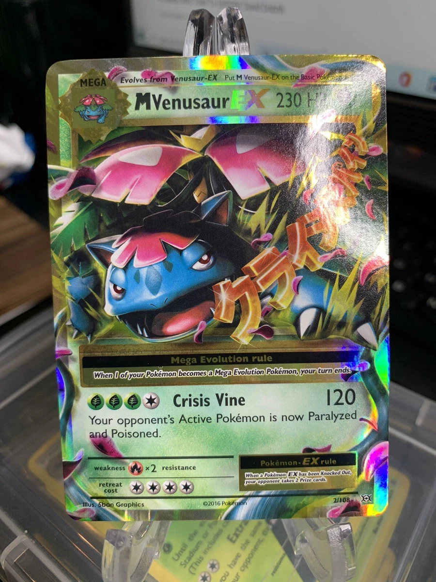 Mega Venusaur Ex Pokemon Card