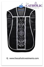 Fiddleback Vestment & Mass Sets - Black