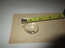 Antique Replacement Crystal Teardrop Chandelier Prisms 1 1/2"