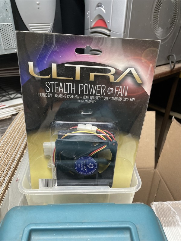Ultra ULT30240 Double Ball Bearing Fan 12VDC 1800rpm 18.9dBA 80x80x25mm NEW