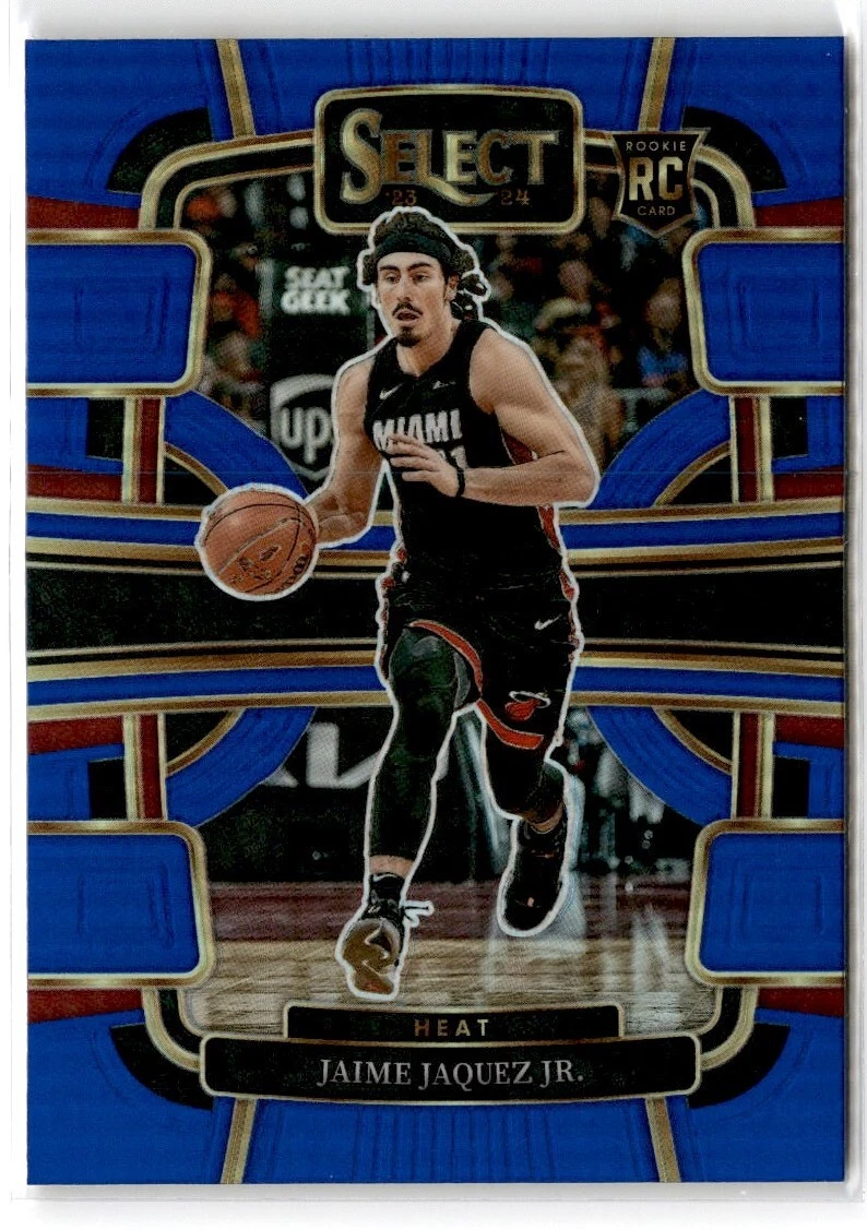 2023-24 Panini Select Concourse Blue Prizm Jaime Jaquez Jr, #100 