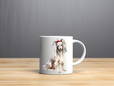 Tazza da caffè CINESE CREST DOG DESIGN NATALE 11 oz