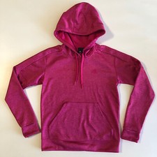 ADIDAS Climawarm Women  s Pink Hoodie LS Pockets Pullover Sz XS