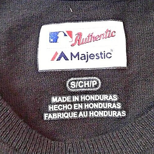 Majestic Colorado Rockies schwarz langärmeliges T-Shirt Größe Small MLB Denver - Bild 5 von 5