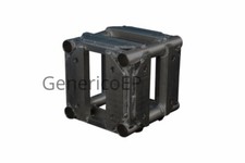 GENERICO BRAND 12x12 ALUMINUM BOX TRUSS CORNER BLOCK 6 WAY BLACK