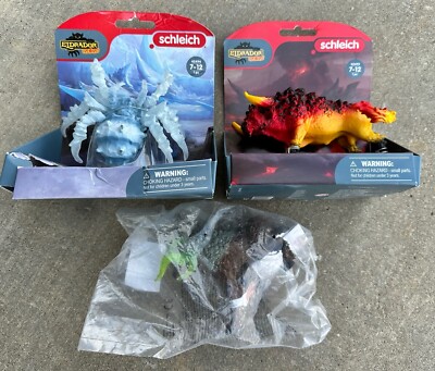 Lot of 3 NEW Schleich Eldrador Creatures 42494 42493 42521 FREE Shipping