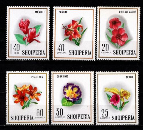 GTSTAMPS Albania FLOWERS FLORA PLANTS 1968 MNH - Picture 1 of 1