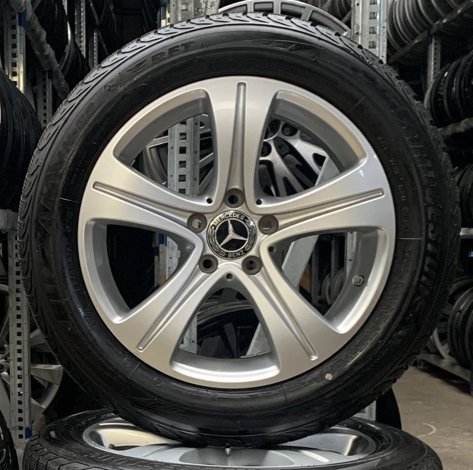 4 Orig Mercedes-Benz Winterräder 225/55 R17 M+S E W213 S213 C238 A2134011200 TOP - Bild 2 von 3