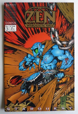 Zen Intergalactic Ninja #3 Foil Enhanced Cover FN (1994) Entity Comics