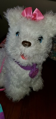 FurReal Friends GoGo My Walking Pup Yorkie Dog with Leash Remote Works Fur Real