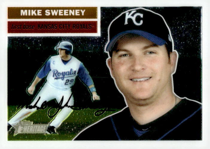 2005 Topps Heritage #THC19 Mike Sweeney Chrome #/1956