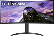 LG 34" Curved Ultrawide WQHD 3440 x 1440 Computer Monitor 34WR50QC-B LN