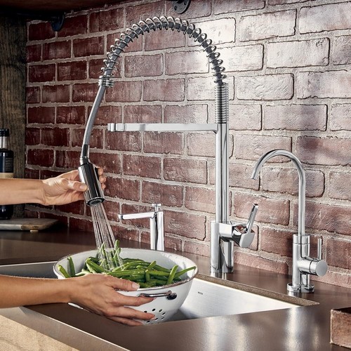 Moen 5923EWC Align MotionSense Wave 1 Handle High Arc Pulldown Kitchen Faucet - Picture 6 of 15