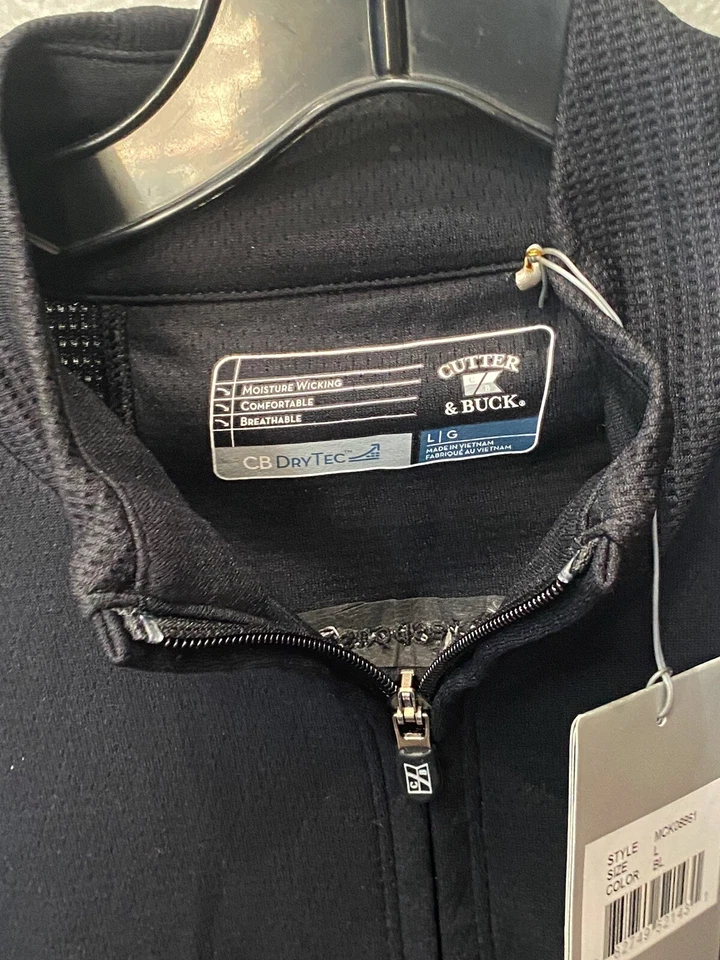 NWT Cutter & Buck Embroidered Effen Vodka Zippered SWEATER Large L - Image 4 of 4