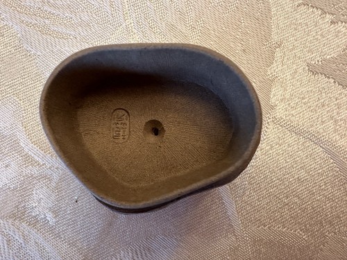 China Yixing Ton Teekanne Handarbeit Shou Tao Topf lila sand mit Pilz signiert - Bild 15 von 23