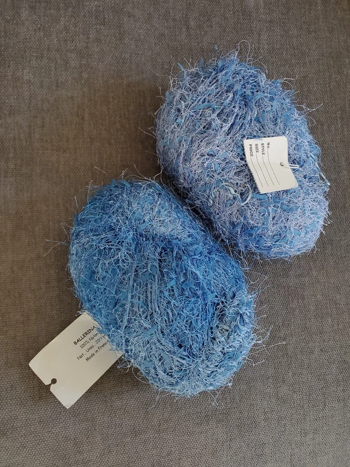 SALE! 1 lb Hand-Dyed Ballerina Eyelash Yarn -Sterling Orchid - Image 3 of 4