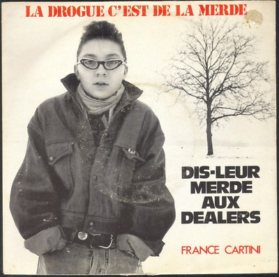 FRANKREICH KARTEN DIS-LEUR SCHEISSE BEI DEN HÄNDLERN FRANCOIS BERNHEIM 45T SP 1987 EMI 
