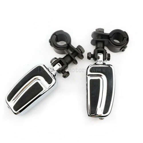 1" to 1-1/4" Foot Pegs Mount Clamps for Honda Yamaha Suzuki Kawasaki Motorcycles - Изображение 2 из 4
