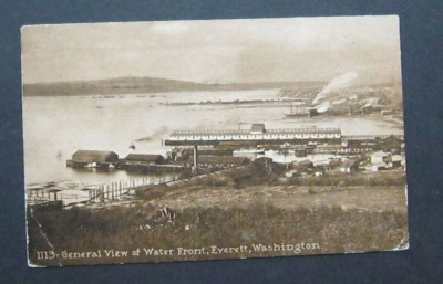 General View Of Water Front Everett WA 1913 Edward H Mitchell 1113