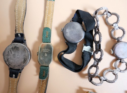 Konvolut 11 Armbanduhren Damen Silber Dugena Junghans Harms Habmann Pallas Ankra - Bild 12 von 18