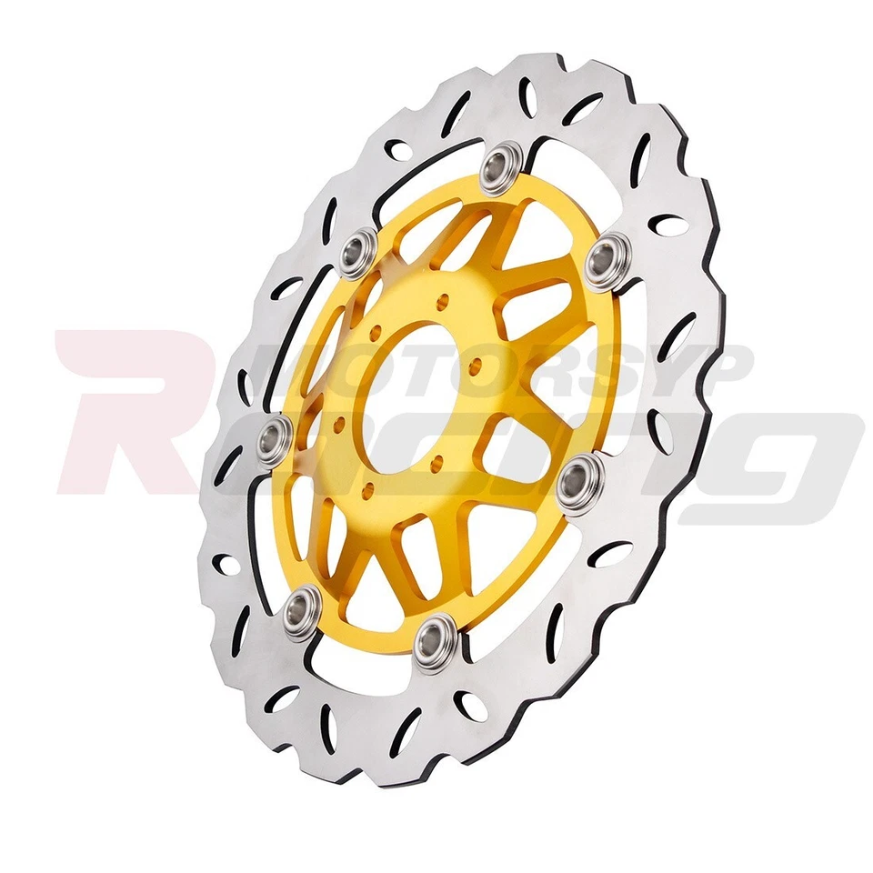 Juego de placas de freno delanteras para rotores de freno Honda CB600F Hornet 2000-2006 Foto 3 de 4