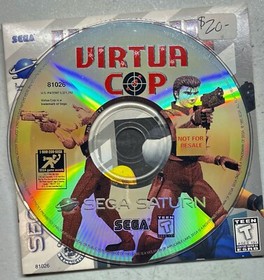 Virtua Cop (Sega Saturn) NFR Not For Resale Version