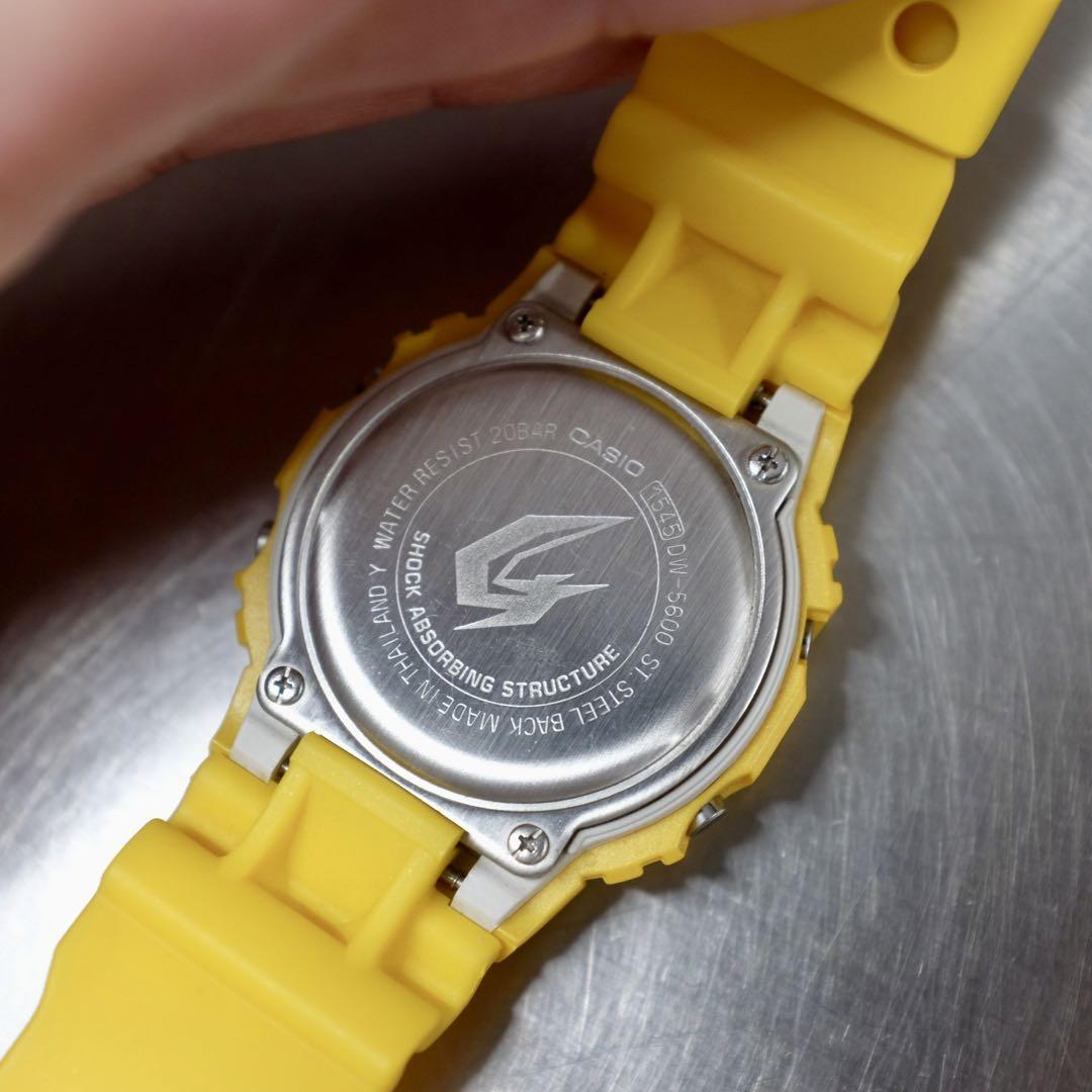 美品】G-SHOCK DW-5600FL-9SJR メタリックイエロー FRF 【公式通販】