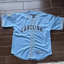 North Carolina Colosseum Athletic Baseball Jersey Mens SIZE XL Blue UNC