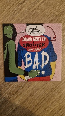 CD Promo Selten - David Guetta & Showtek ft. Vassy - BAD (Sammler 2014)