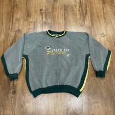 Vintage Green Bay Packers Sweatshirt Men's XL Green Crewneck 90s NFL Football