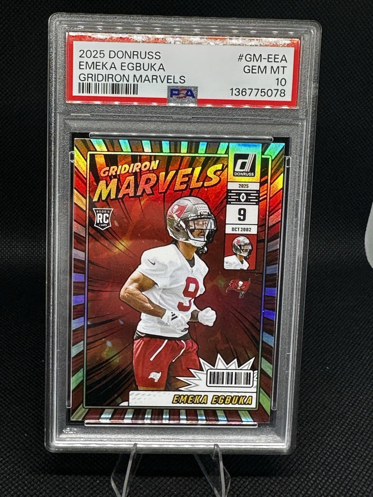 Emeka Egbuka Panini Donruss Gridiron Marvels #GMEEA Base